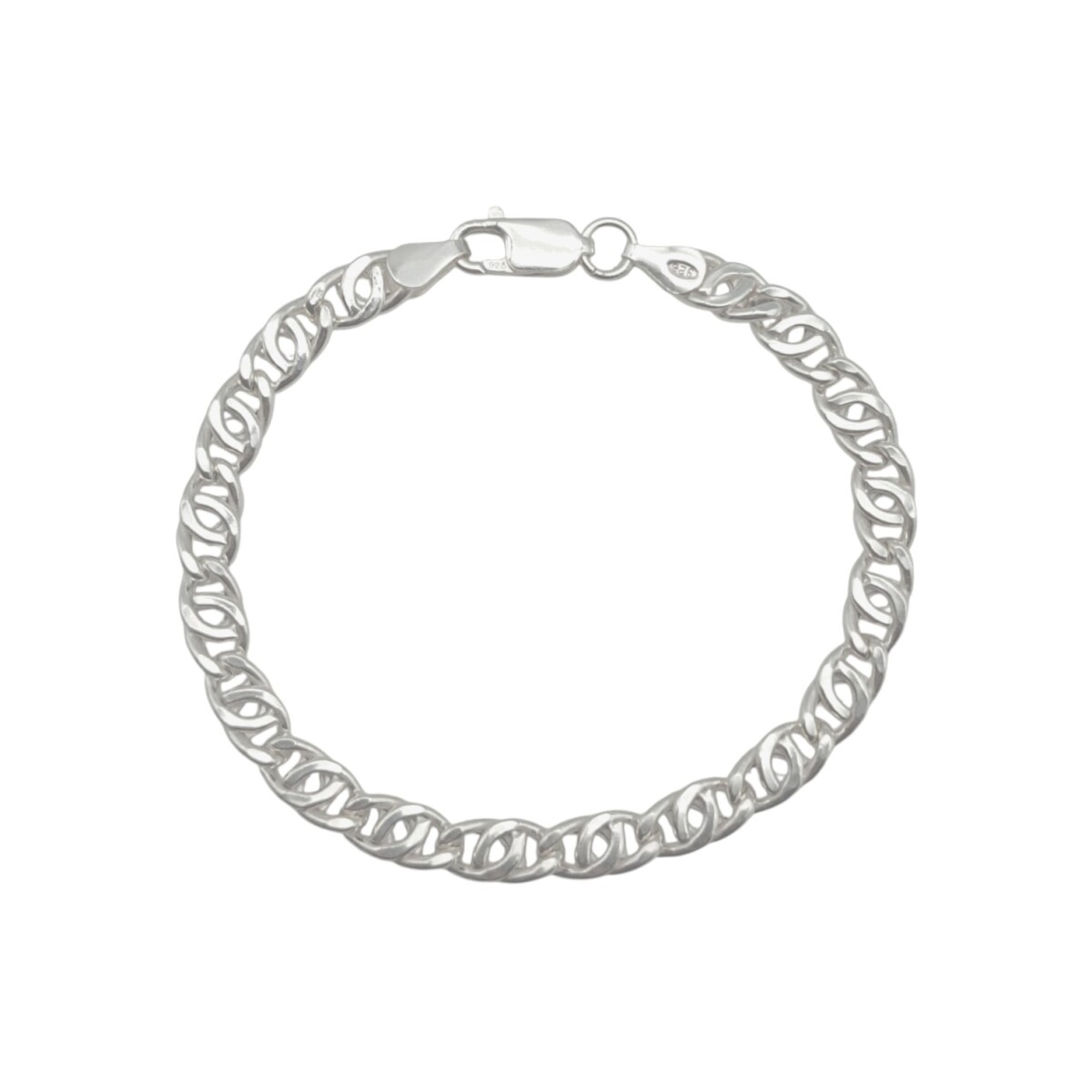 Pulsera cubana - Plata 925 - Sin piedra - PU3846 - sinpiedra 