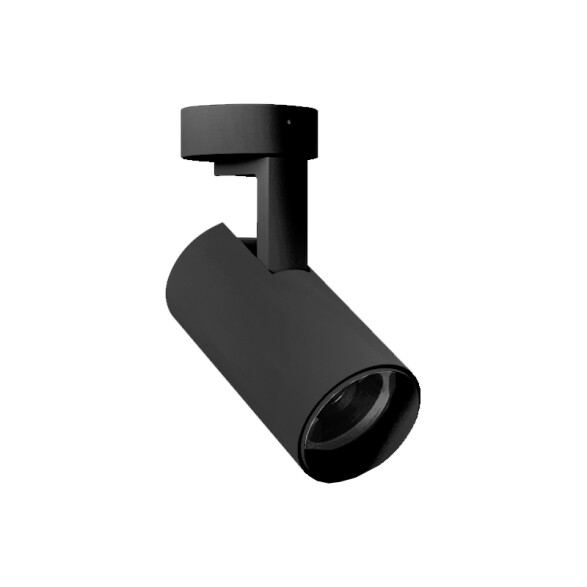 Spot LED integrado negro móvil c/base, 24W 3000K NV0408