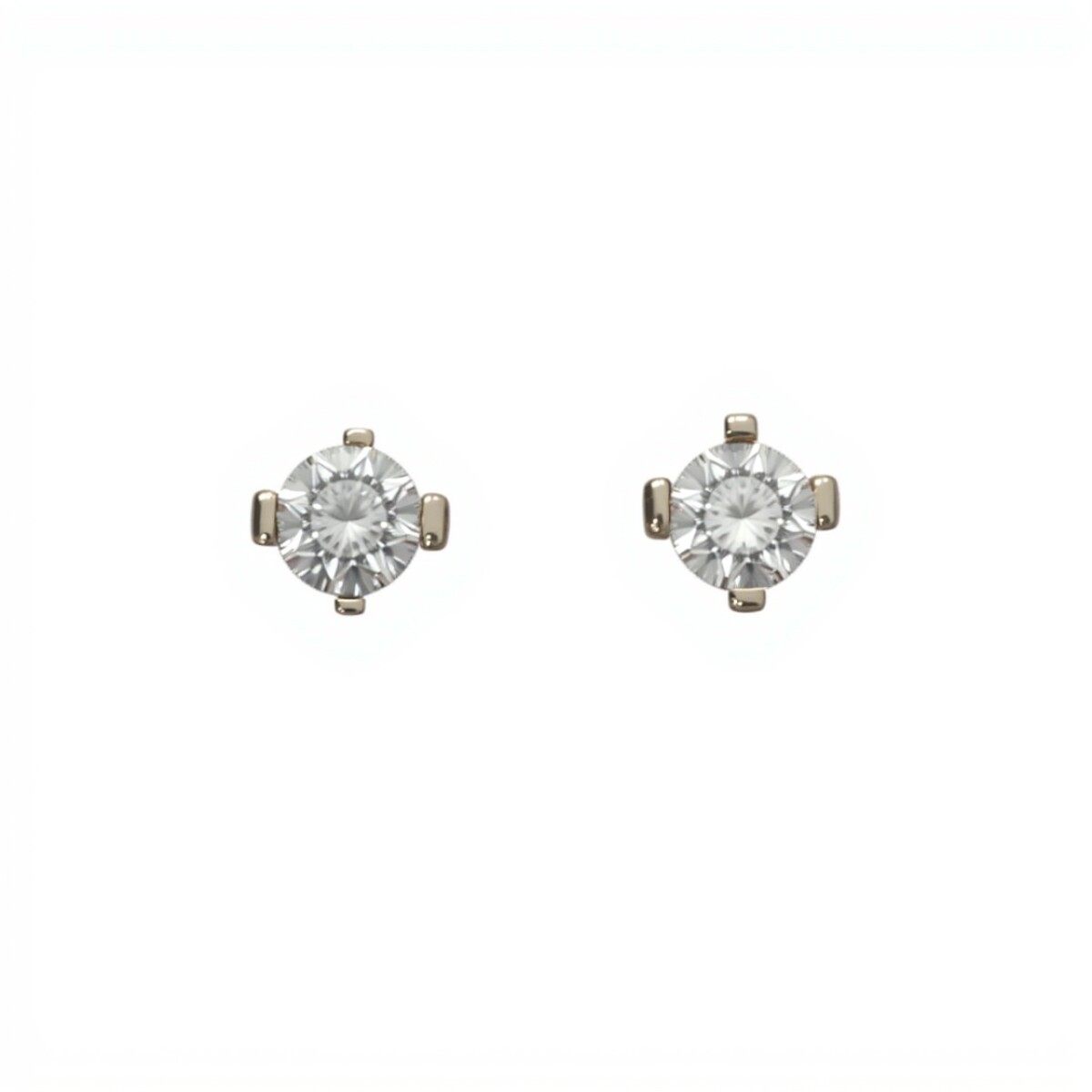Caravanas Zirconia oro- Oro bajo - Zirconia - CA8110 - conpiedra 