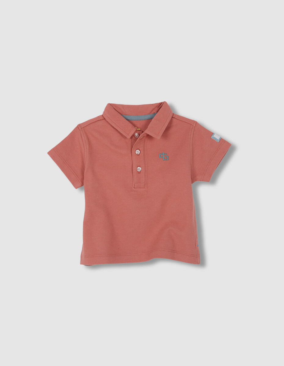 Polo Logo - Coral 