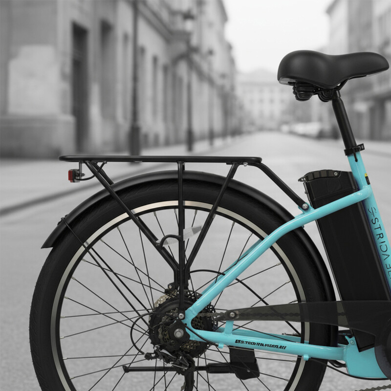 Bicicleta Eléctrica Urbana E-strada Dlx 2026 - Celeste Bicicleta Eléctrica Urbana E-strada Dlx 2026 - Celeste