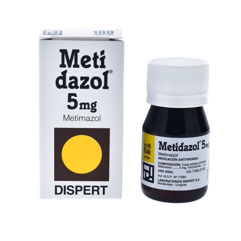 Metidazol 5mg 100 tabletas Metidazol 5mg 100 tabletas