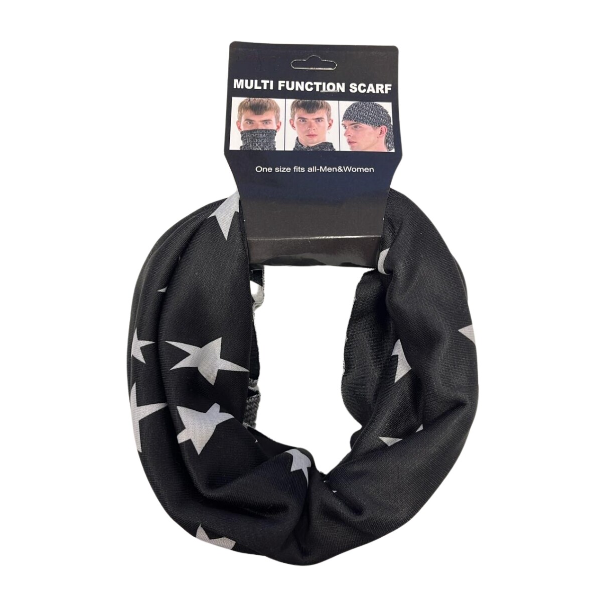 Buff cuellera con interior afelpado - Figuras - Negro 