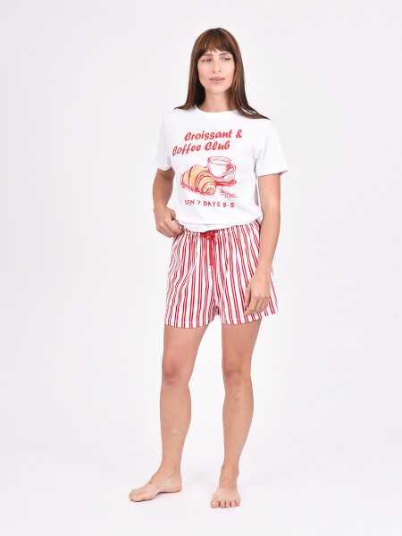 PIJAMA SET REMERA + SHORT VARIANTE 1