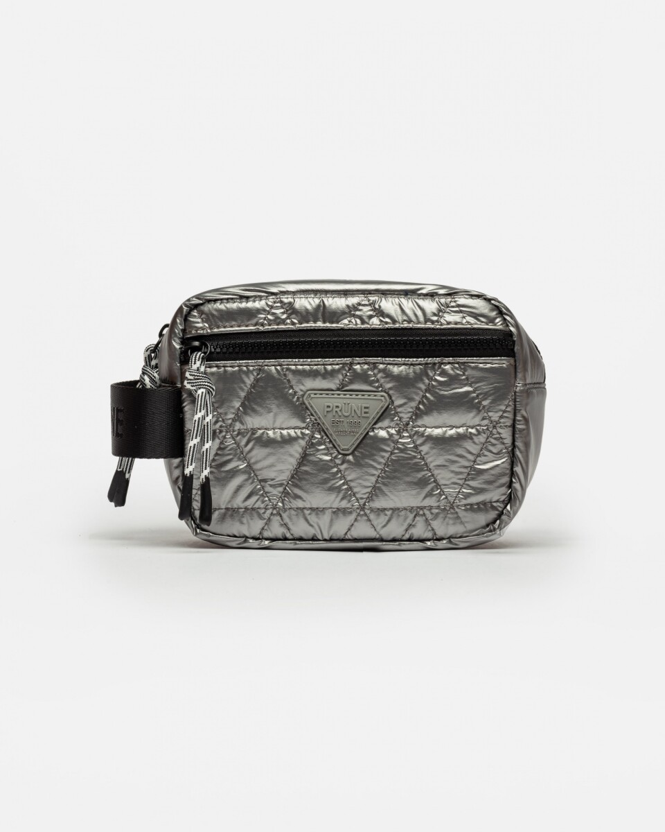 Porta Cosmeticos Motion En Nylon Matelaseado - Metalizado 