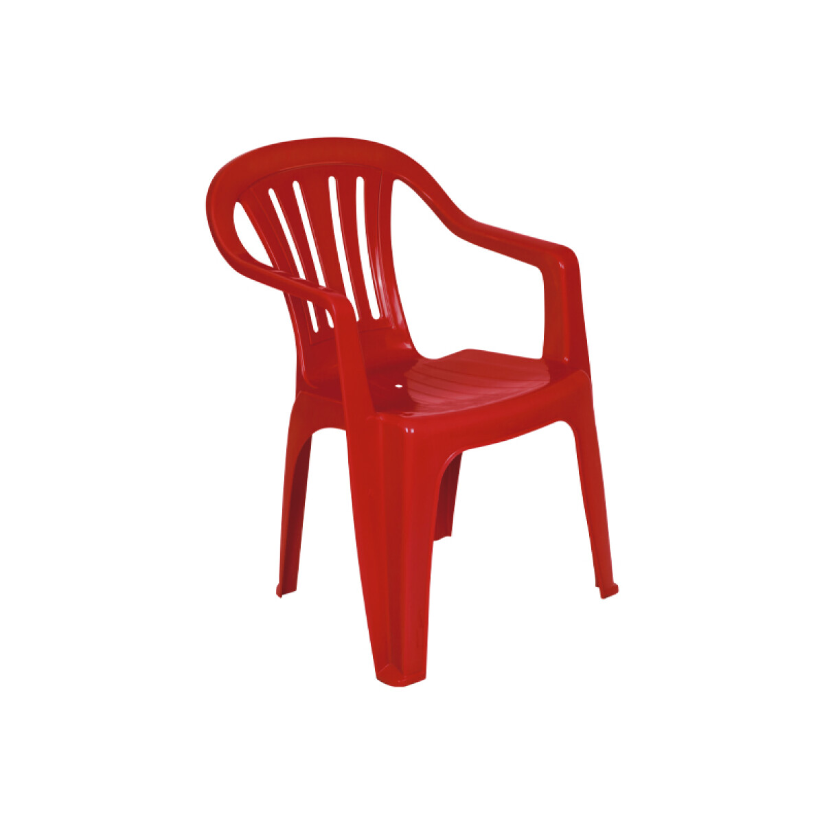 Silla MOR PlÃÂ¡stica Bela Vista con Apoya Brazo - Rojo 