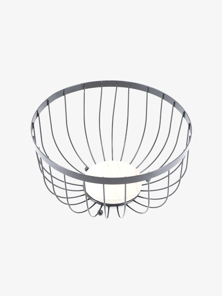 FRUTERO BASE DE MADERA NEGRO