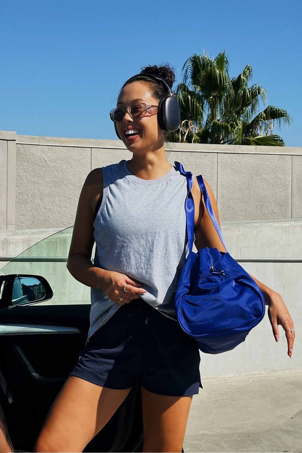 Polo Training 100% Cotton Tank Mujer Classic Grey Heather