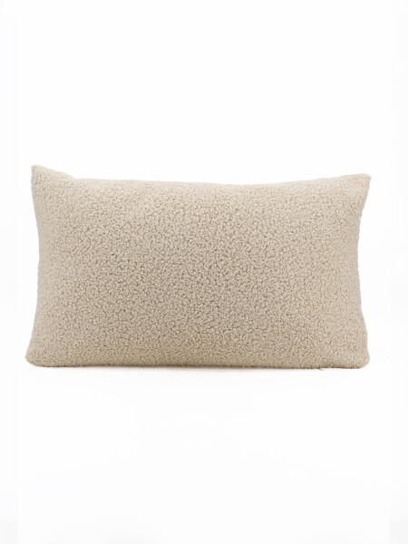 FUNDA DE ALMOHADON TEDDY NATURAL