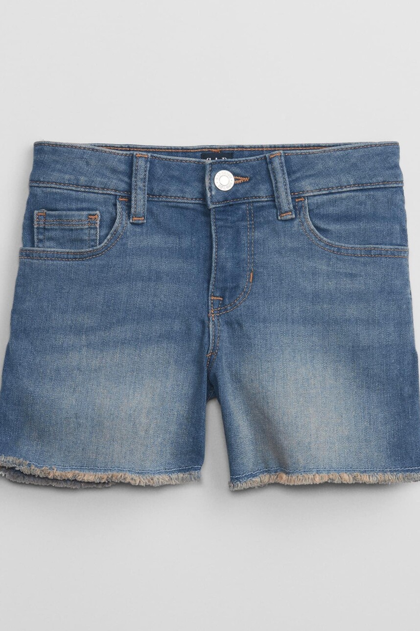 Short De Jean Midi Niña Medium Wash