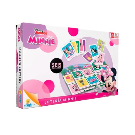 Juego de lotería Ronda Disney Minnie 54 piezas Juego de lotería Ronda Disney Minnie 54 piezas