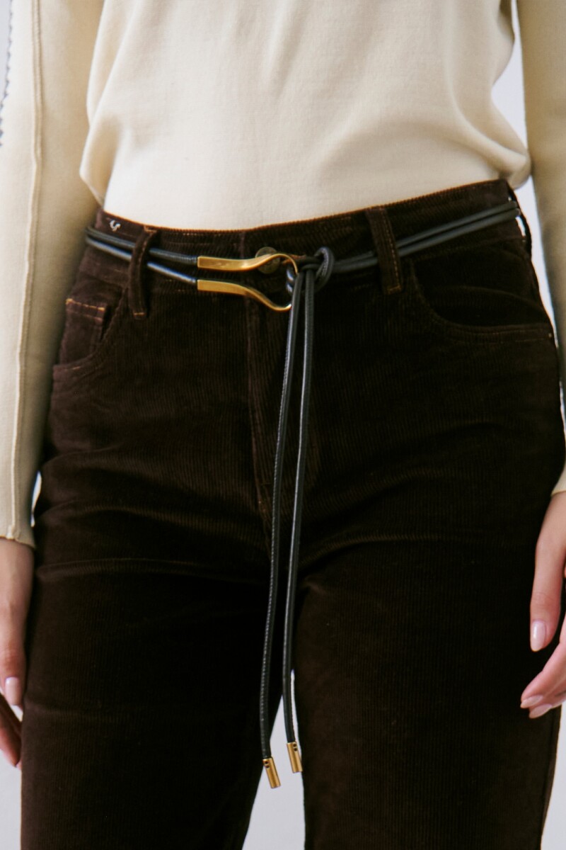 PANTALON PANA CHOCOLATE