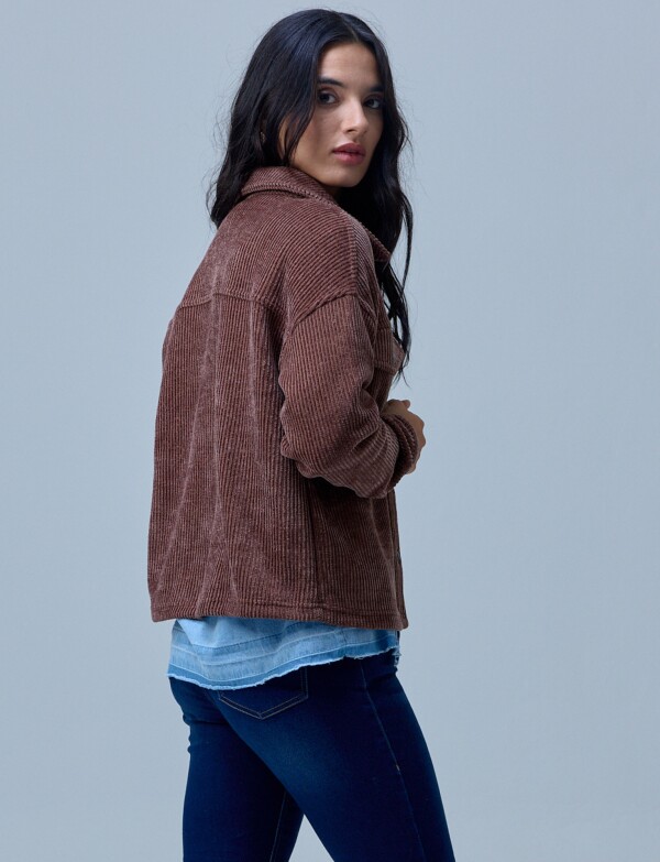 Camperita Corderoy MARRON