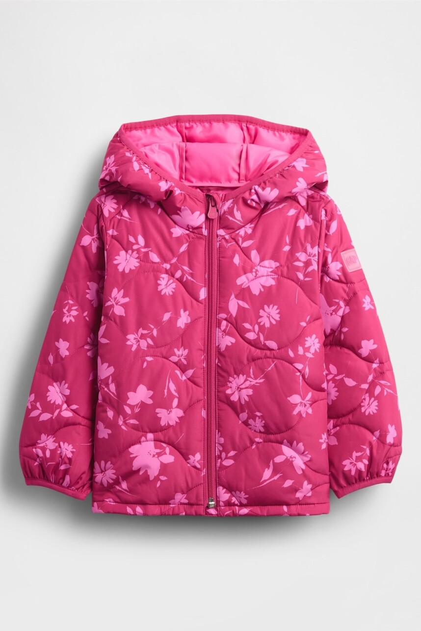 Campera Puffer Toddler Niña Bright Fuchsia 026