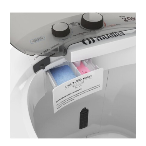 Lavarropas Mueller Big 20Kg Blanco