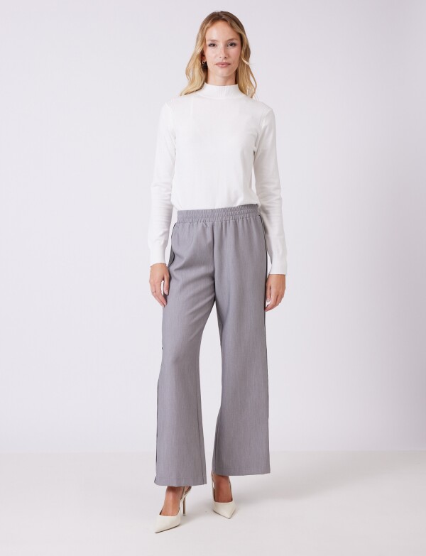 Pantalon Wide Leg GRIS