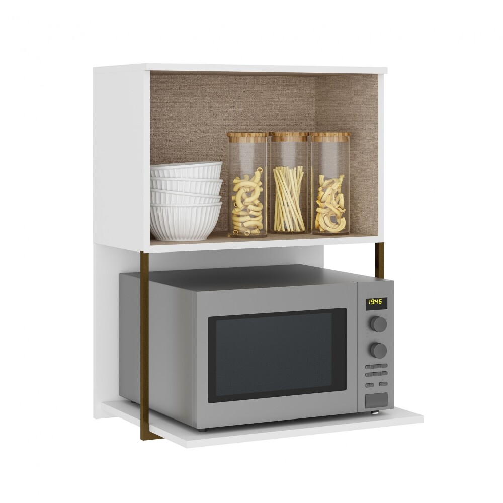 Aereo Americana 60 con Tiradores Oro Blanco Aereo Americana 60 con Tiradores Oro Blanco