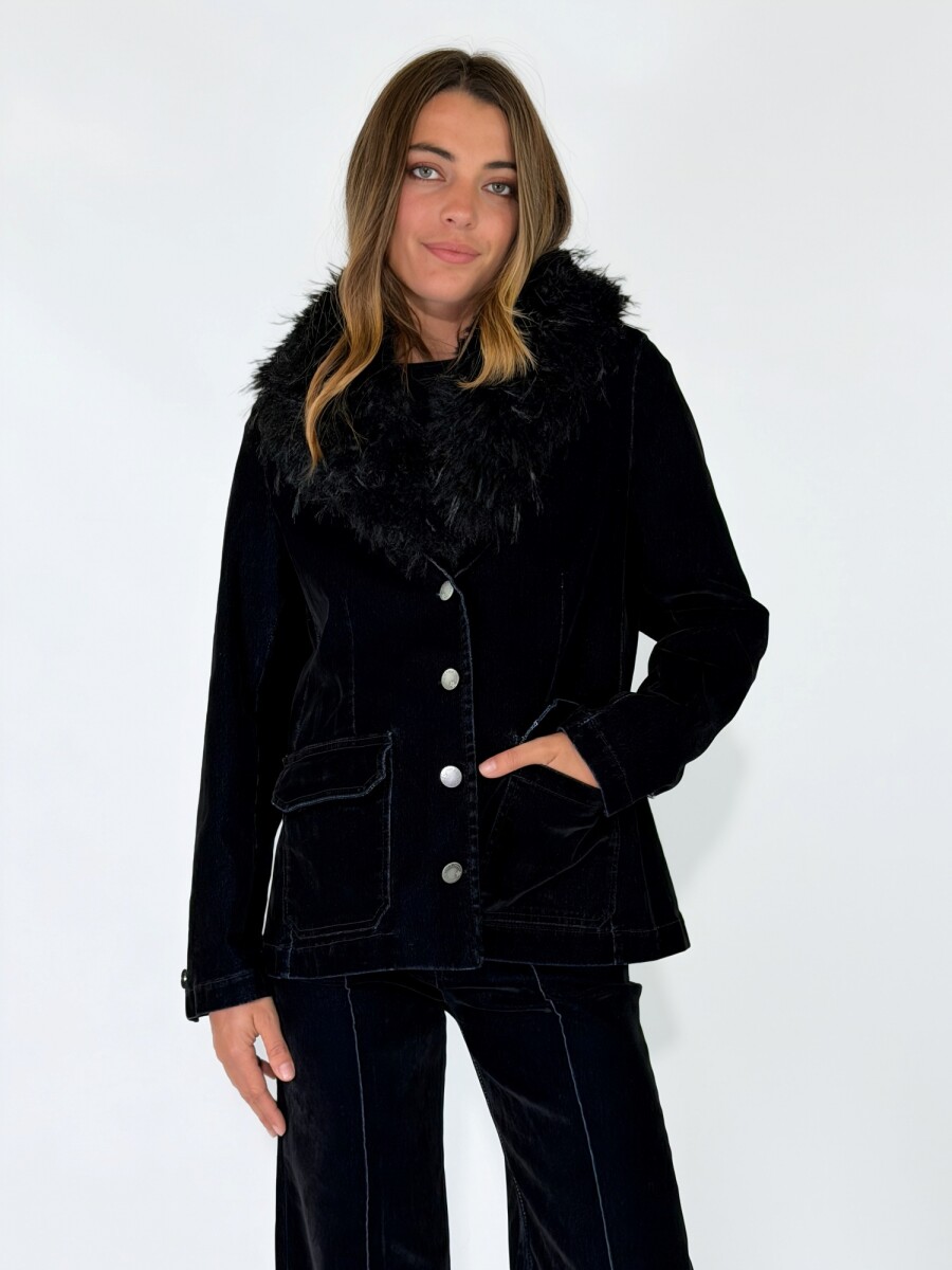 CHAQUETA CHLOE - NEGRO 