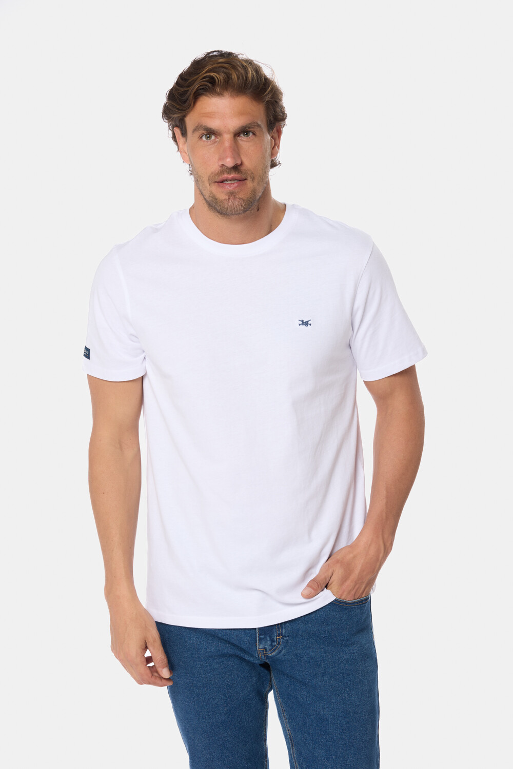 REMERA LISA DE ALGODÓN Blanco