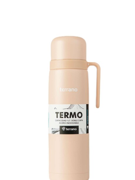 Termo con Manija Rígida Color Rosa