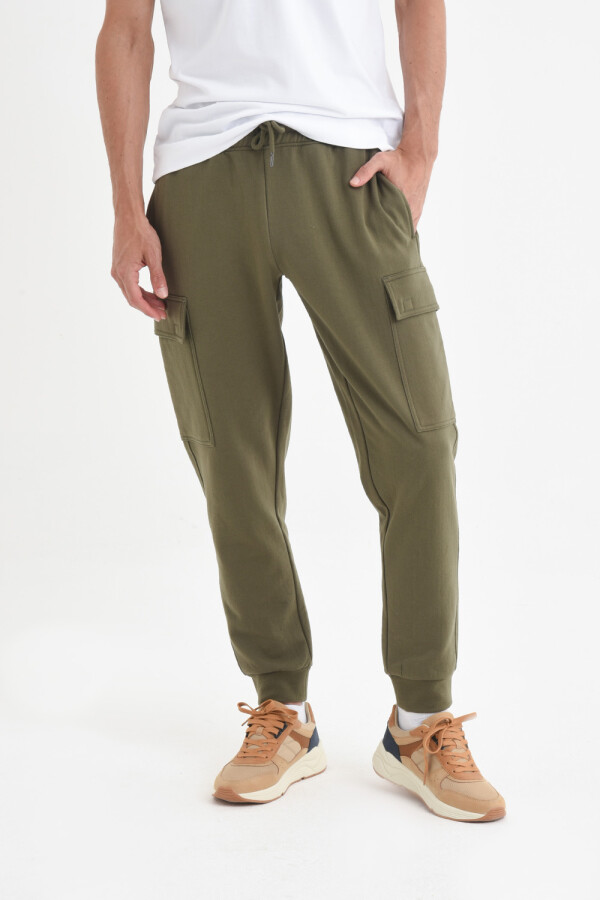 Pantalón deportivo cargo jogger Verde