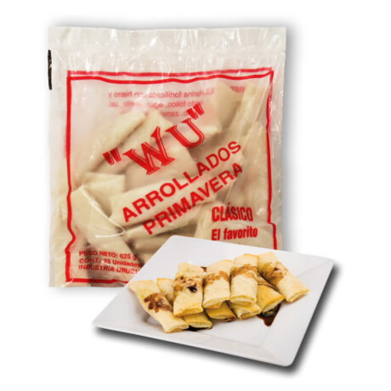 ARROLLADITOS PRIMAVERA DE JAMÓN WU 25 UNIDADES ARROLLADITOS PRIMAVERA DE JAMÓN WU 25 UNIDADES