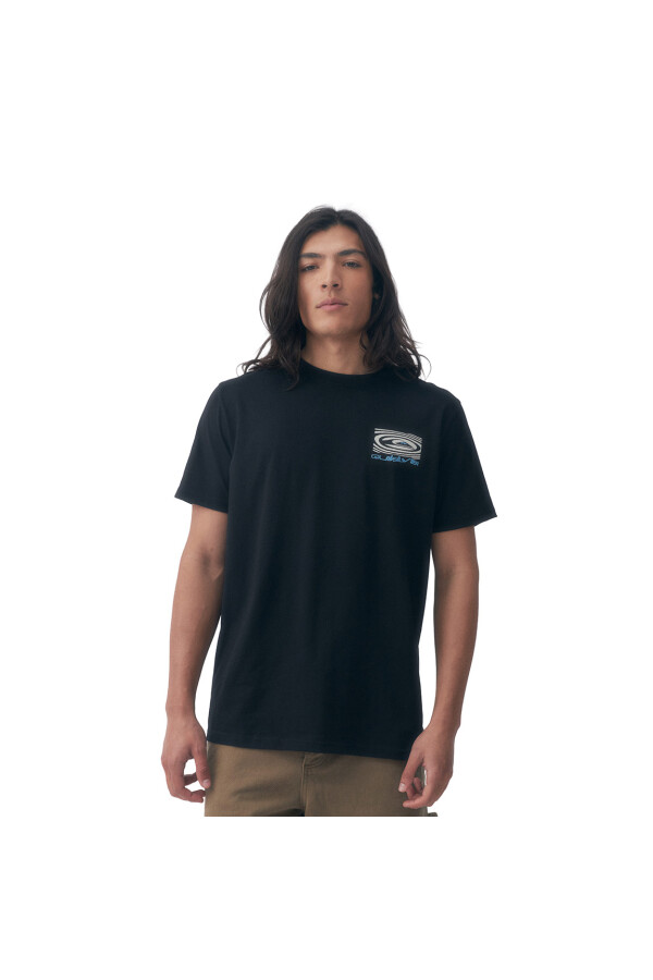 Quiksilver Remera CORPO BRIGHT Hombre - Negro Negro