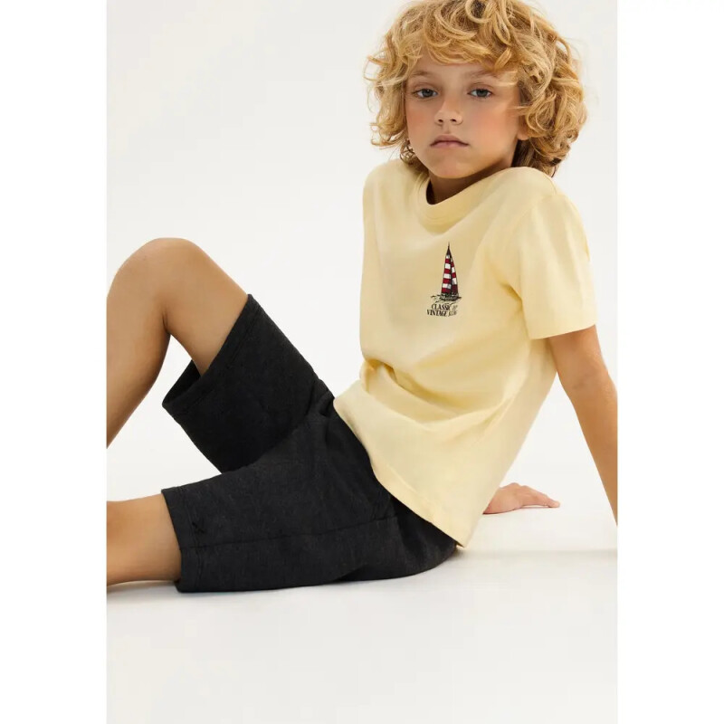 BERMUDA MASC PRETO MESCLA