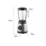 Licuadora Electrolux Jarra de Vidrio 700W 1.5L Inoxidable EBS30 Inoxidable