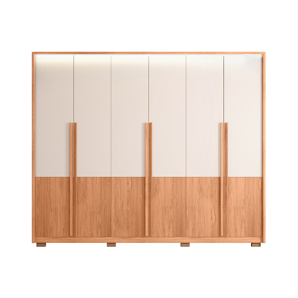 ROPERO FRANCIS 2.7 LED COLOR FREIJO/OFF WHITE Ropero Francis 2.7 Led Color Freijo/off White