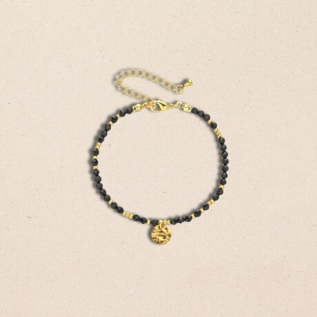 Pulsera Piedras Negro
