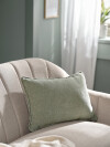 Almohadón HORNFIOL 35x50 chenille verde Almohadón HORNFIOL 35x50 chenille verde