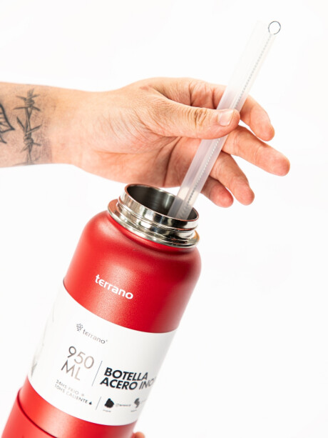 Botella Térmica con Pico 950mL. Rojo