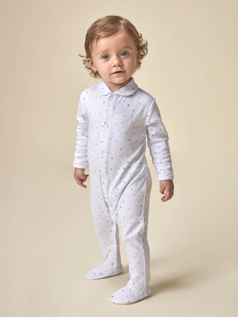 Pijama Print Estrellas Blanco Optico