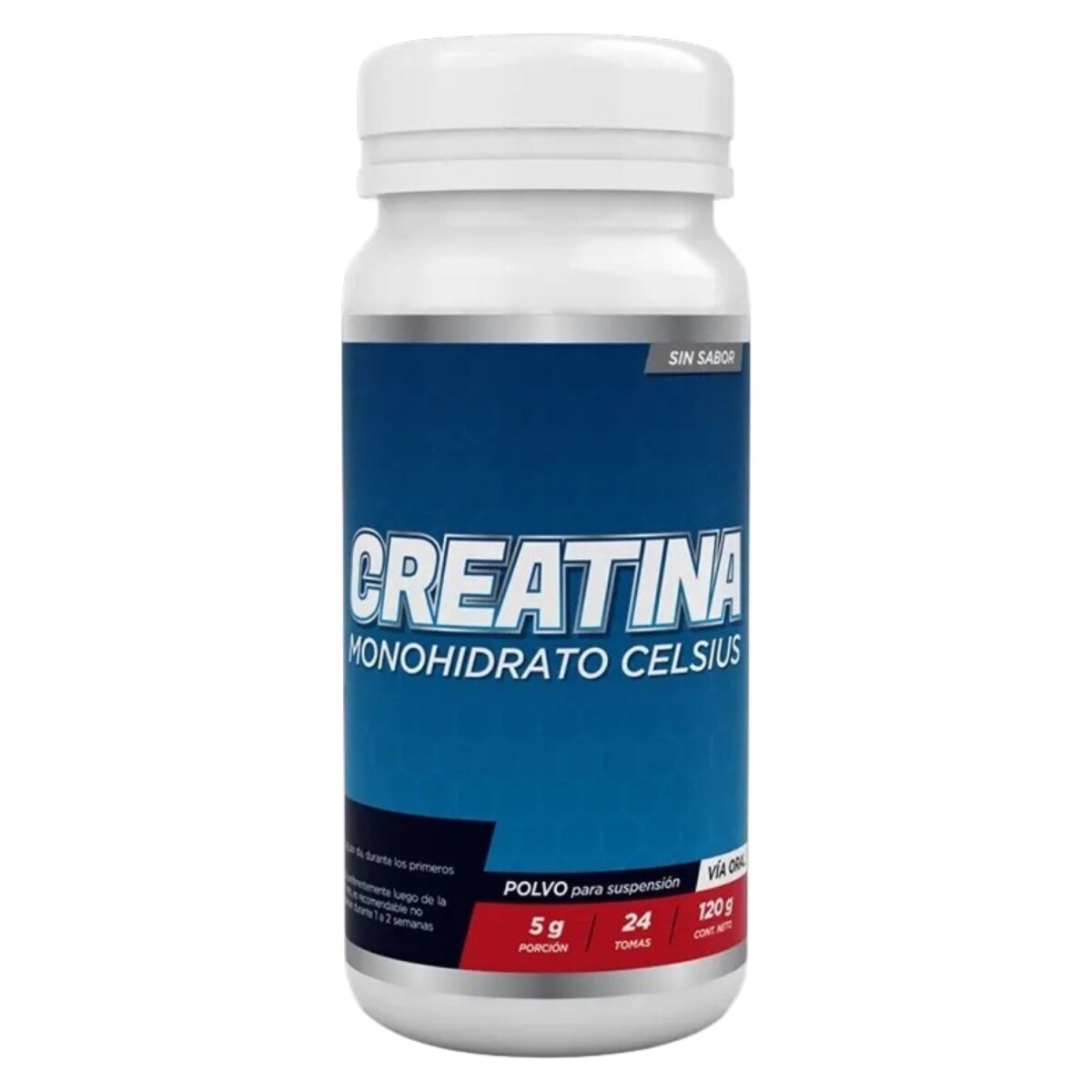 Creatina Monohidrato Sin Sabor 120 g - Celsius 
