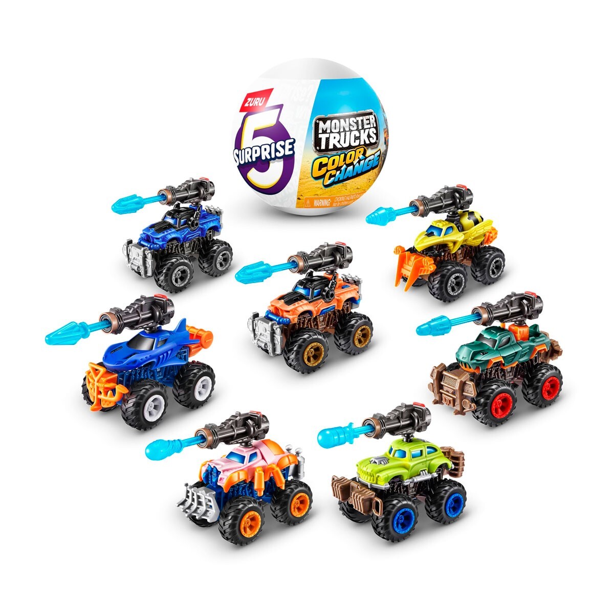 Capsula 5 Sorpresa Monster Truck Color Change 