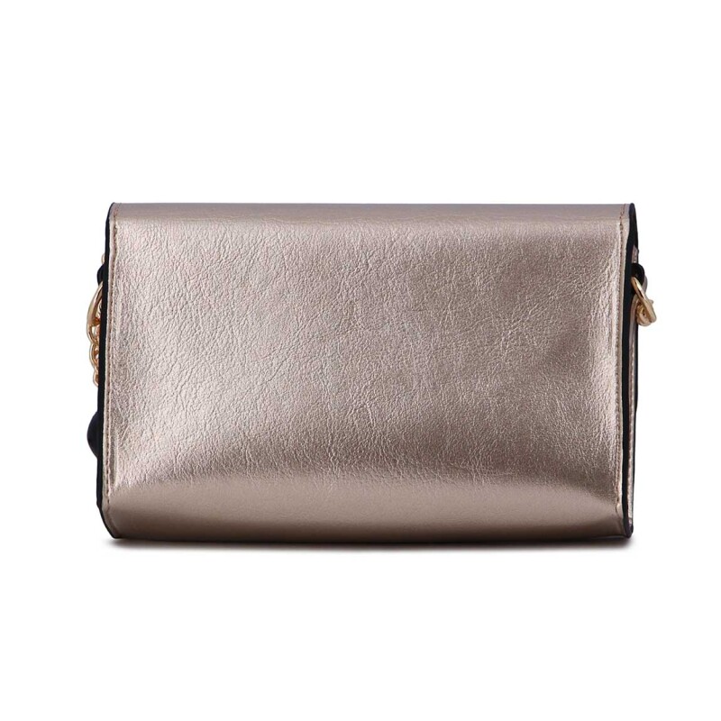 Cartera Mujer Vizzano Con Correa Larga Dorado