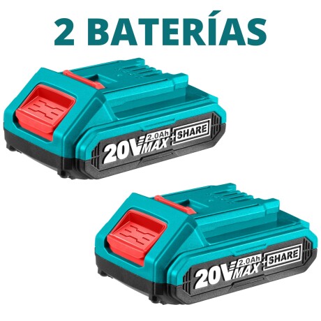 Kit Línea 20v: Atornillador Impacto 1/4" + Atornillador 10mm, 2 Baterías 2.0Ah Kit Línea 20v: Atornillador Impacto 1/4" + Atornillador 10mm, 2 Baterías 2.0Ah