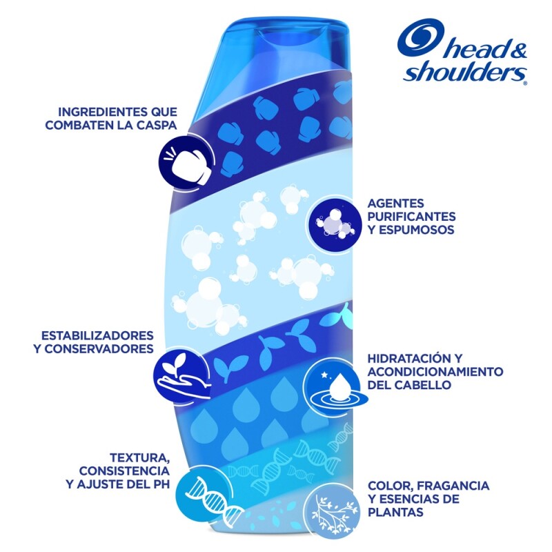 Shampoo Head & Shoulders Manzana Fresh 375 ml Shampoo Head & Shoulders Manzana Fresh 375 ml