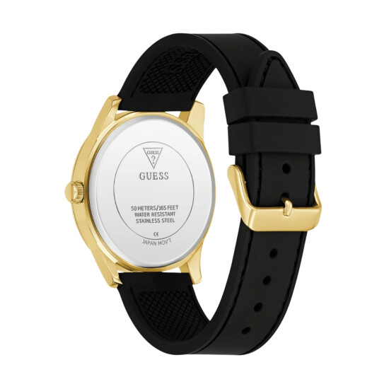 Reloj GUESS CLARK Silicona Negro Esfera 42mm 0