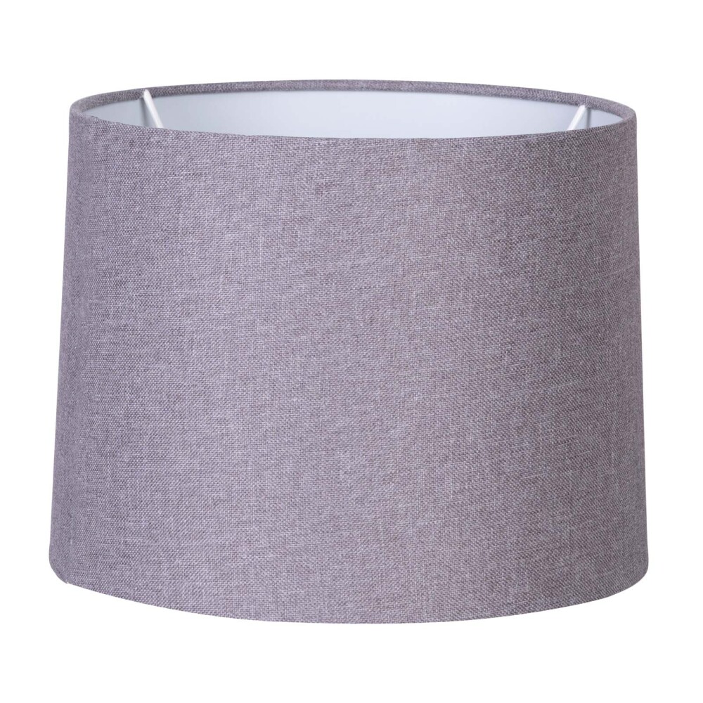 PANTALLA SMALL LINO GRIS CILINDRO