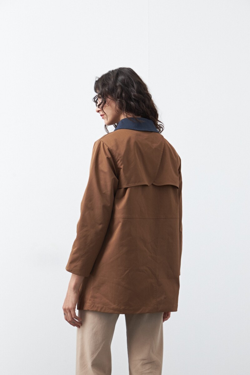 TRENCH SOLENE Marron