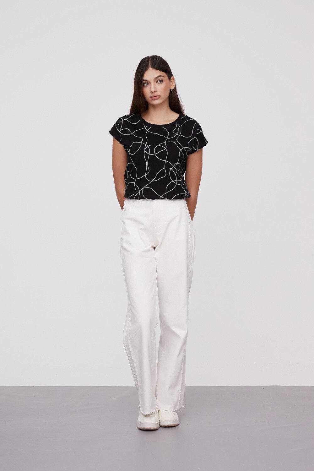 Pantalon Halyan Marfil / Off White