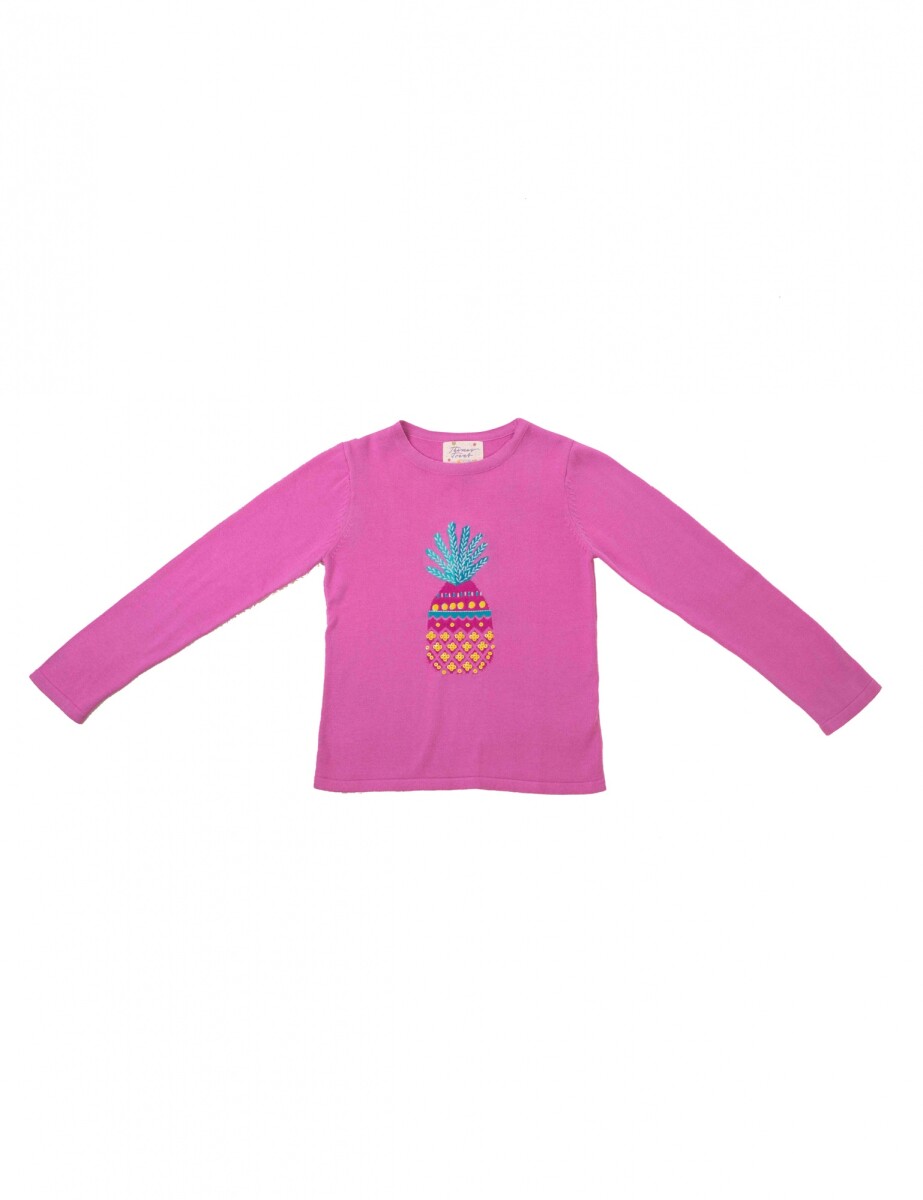 Sweater Piña - Fucsia 