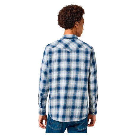 Camisa Wrangler de Hombre - WESTERN - 112357398BLUESHADOW ELD