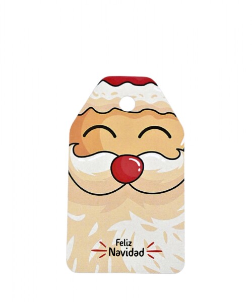 Tag colgante navidad 5x8,5 cm DISEÑO 6