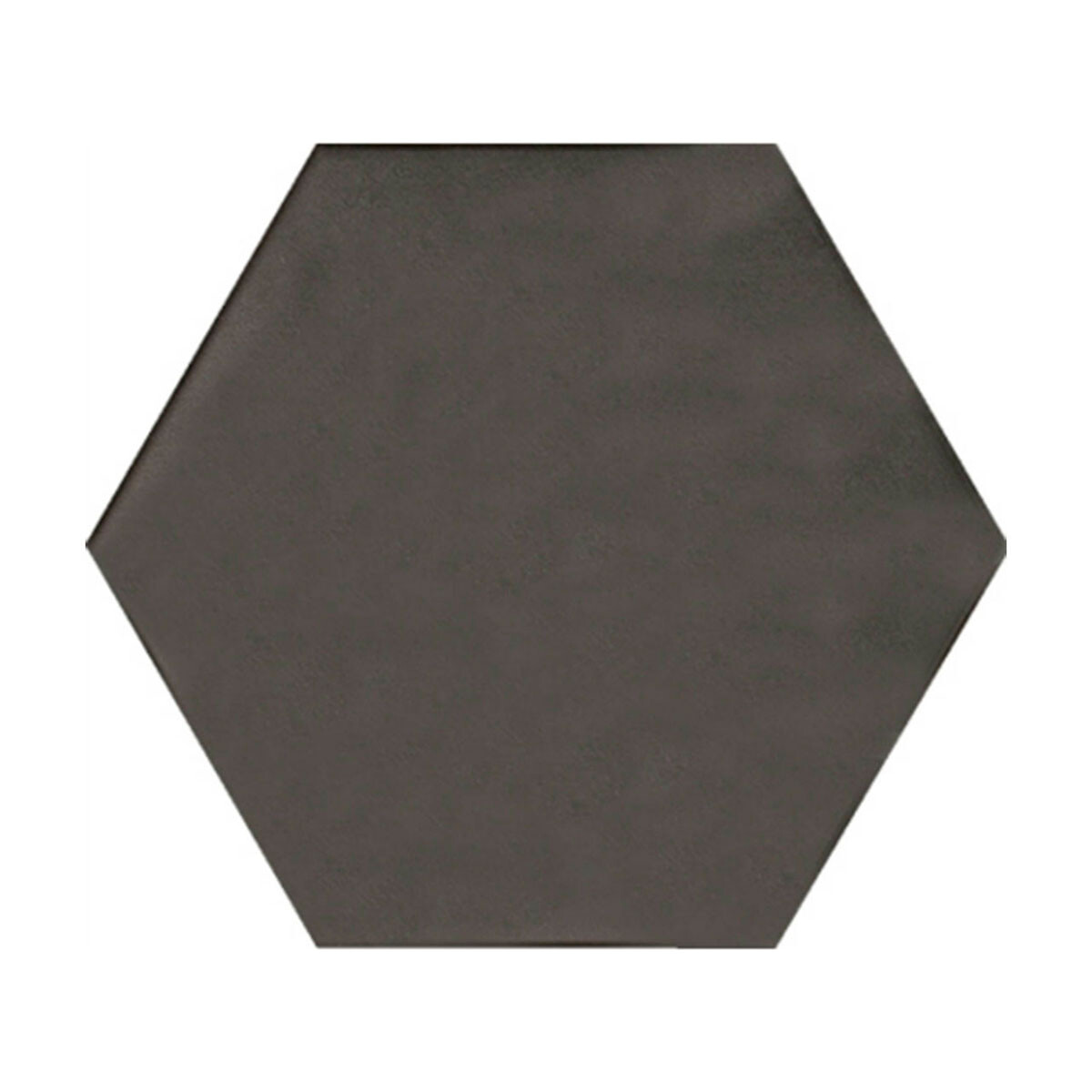 Porcelanato Hexagonal Negro Mate 19.8X22.8Cm Piso Pared - GAMAS DE NEGRO 