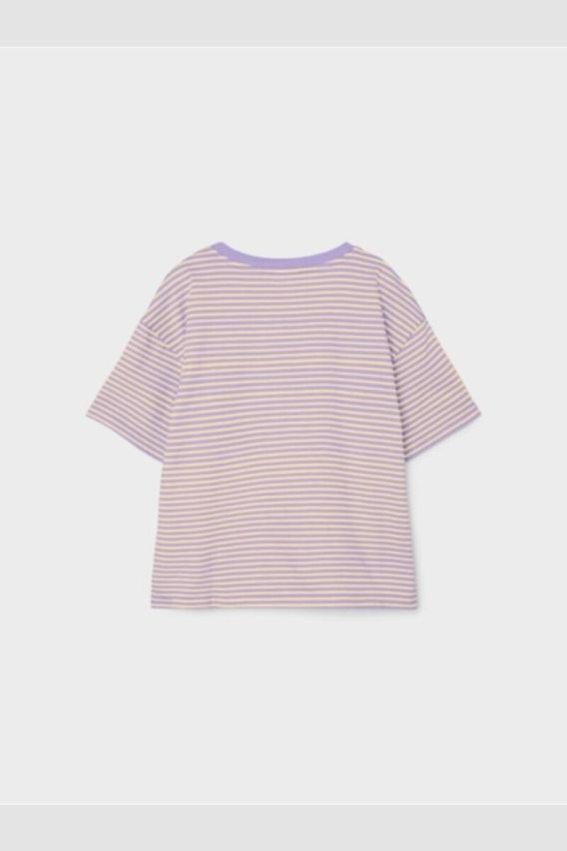 Camiseta Estampada Manga Corta Lavender