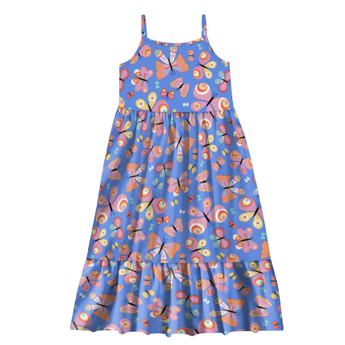 Vestido Mariposa - Azul 