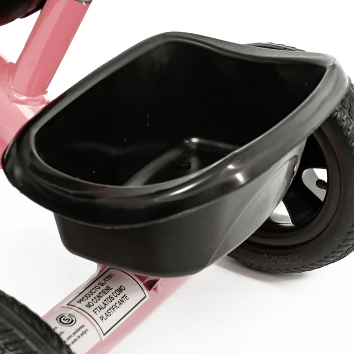Triciclo con Manija Rosa